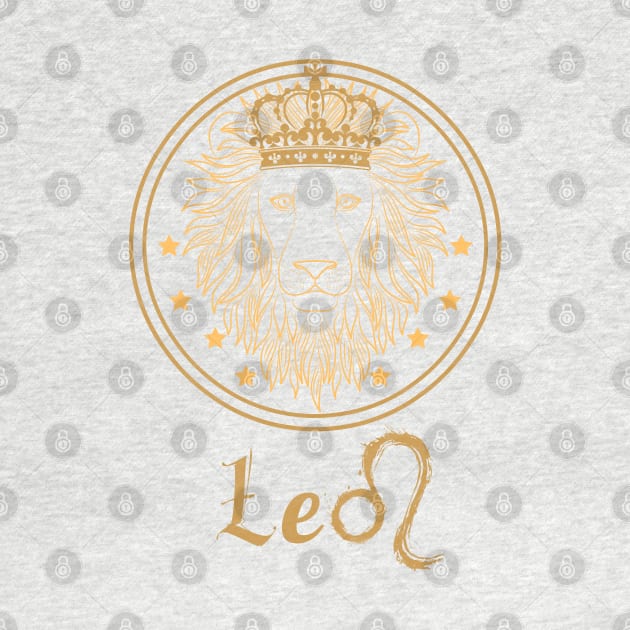 Leo Zodiac Sign Birthday by AE Desings Digital